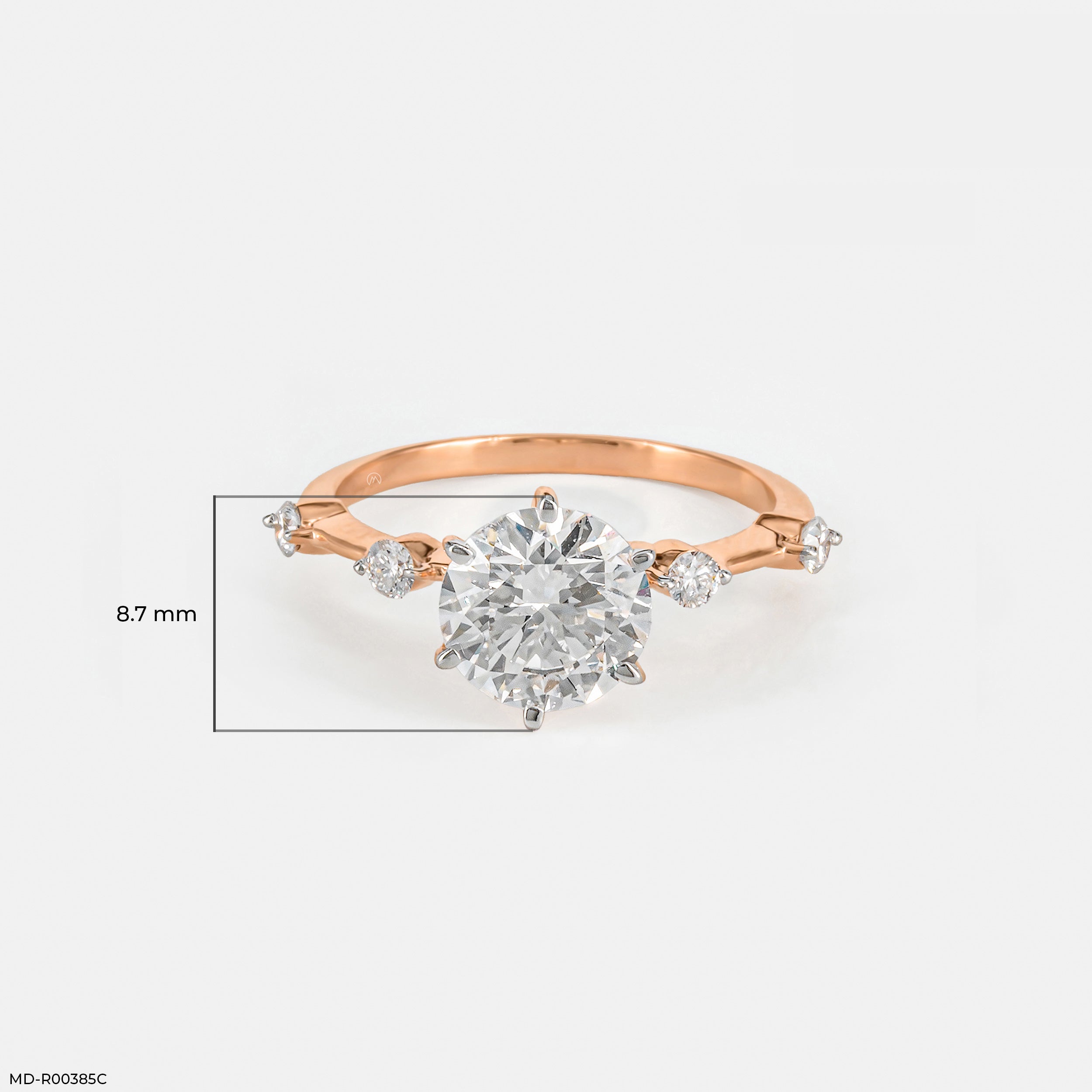 1 Carat Royal Solitaire Lab Diamond Ring