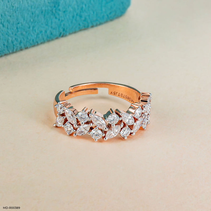 The Marigold Cluster Ring 14K Rose Gold