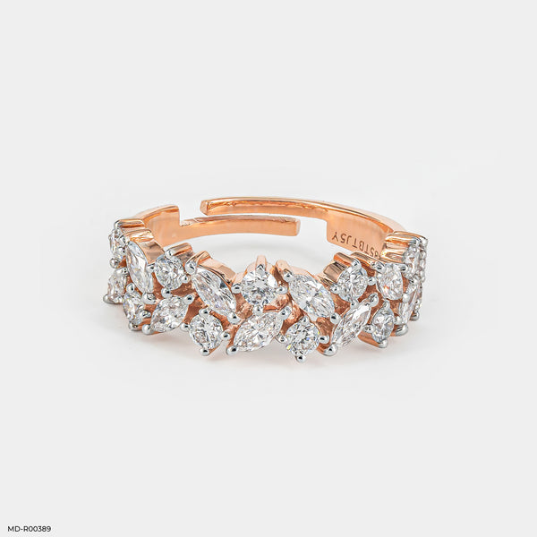 The Marigold Cluster Ring 14K Rose Gold