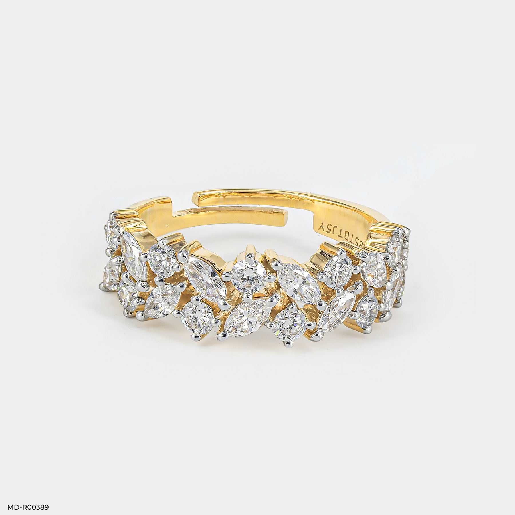 The Marigold Cluster Ring 9K Yellow Gold