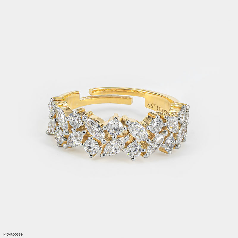 The Marigold Cluster Ring 14K Rose Gold