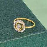 0.30 Carat Forever Mark Lab Diamond Ring 14K Yellow Gold