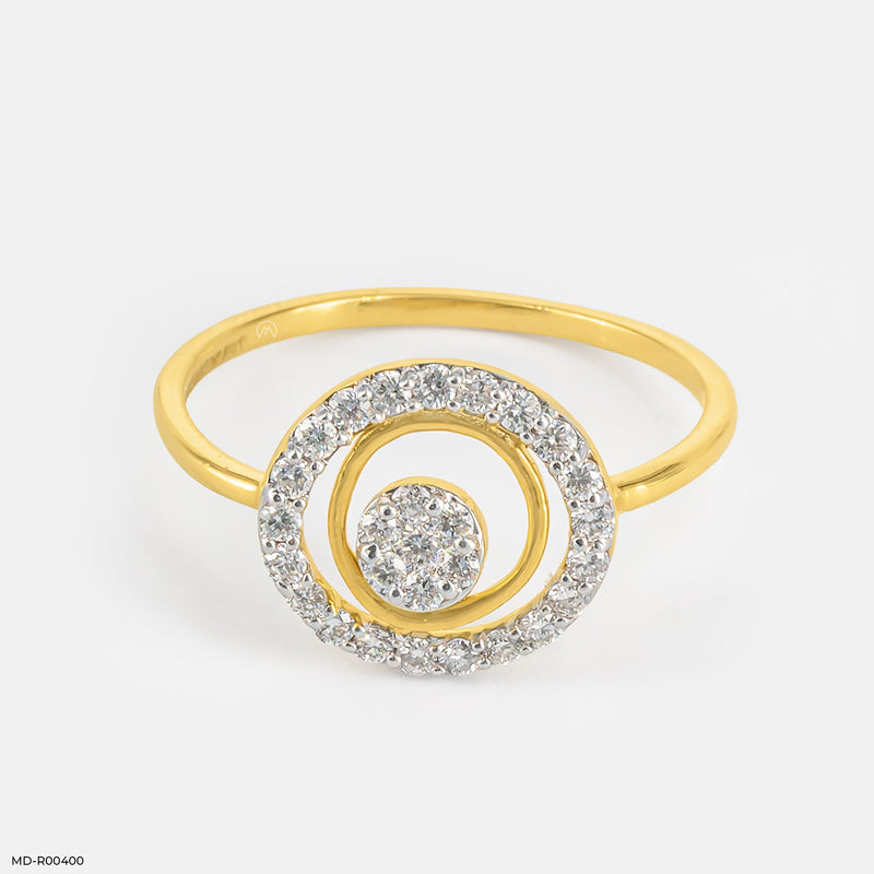 Moonshine Diamond Rings 14K Yellow Gold