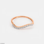 0.20 Carat Wavey Lab Diamond Ring