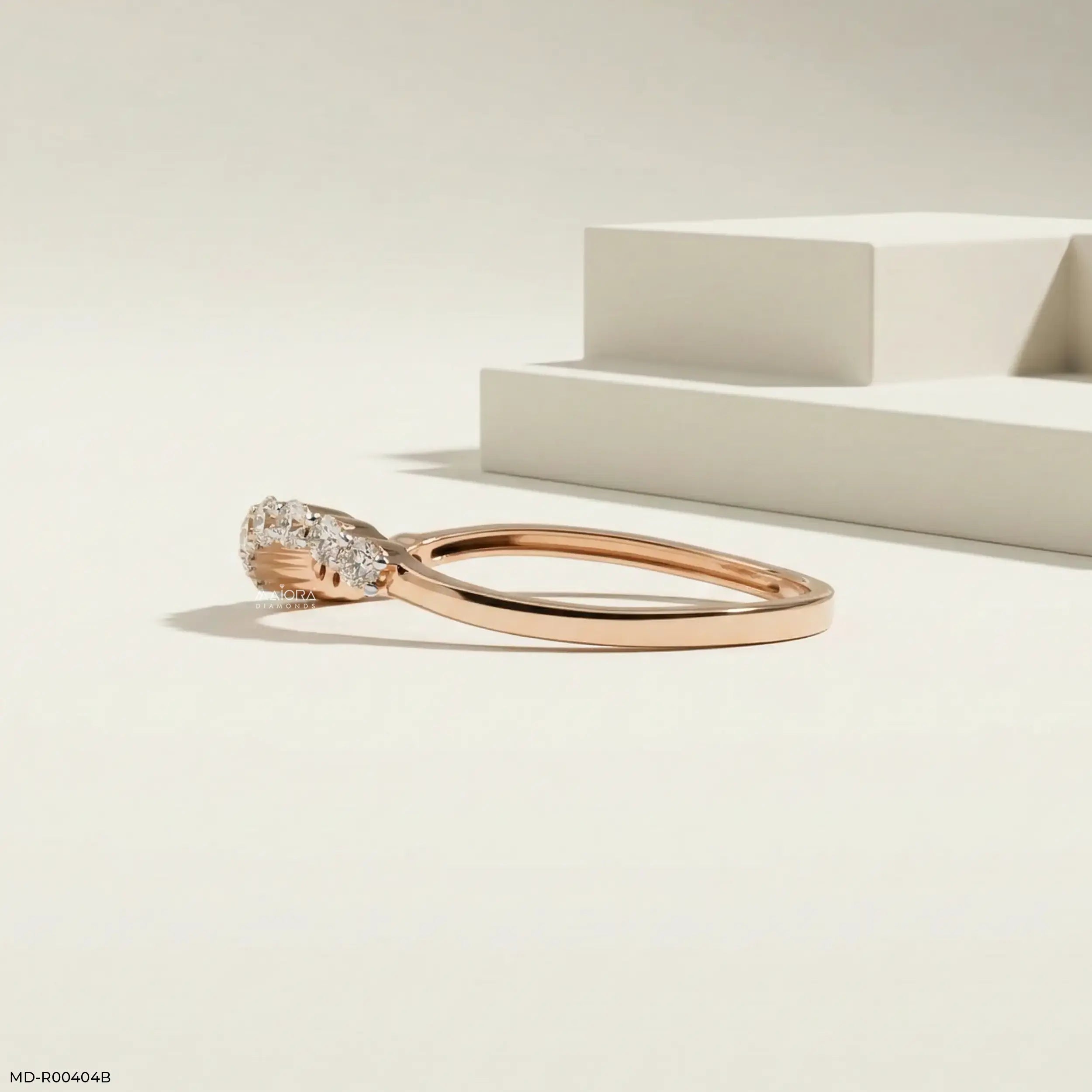 0.20 Carat Wavey Lab Diamond Ring