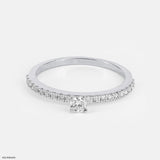 Redefined Aura Diamond Ring 14K White Gold