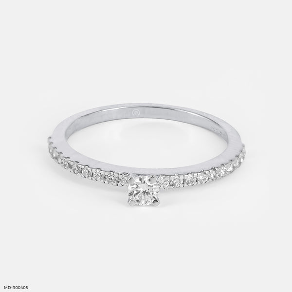 Redefined Aura Diamond Ring 14K White Gold