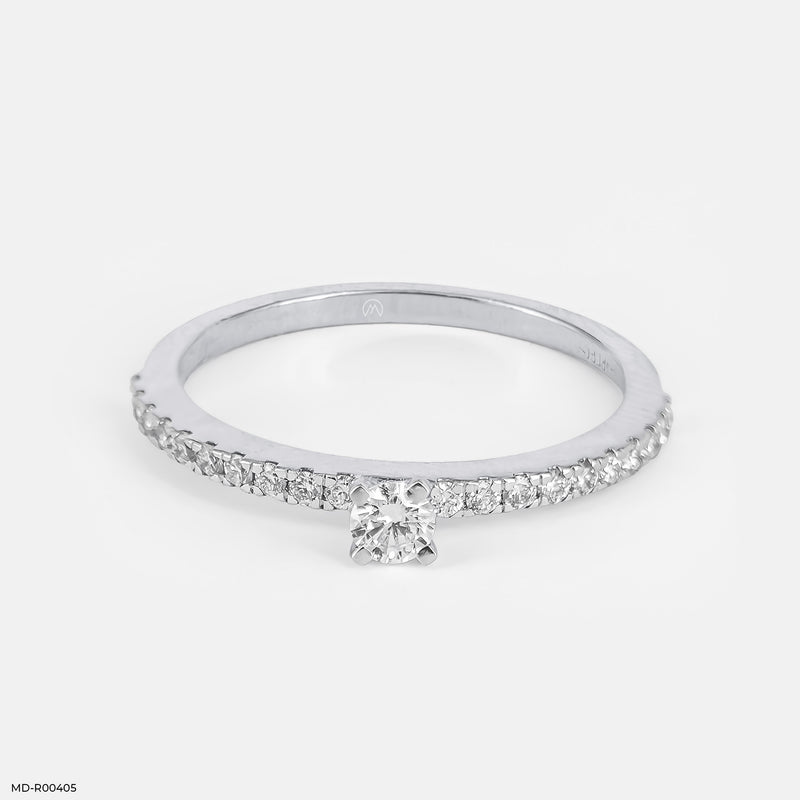 Redefined Aura Diamond Ring 14K White Gold