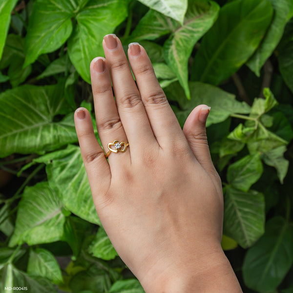 Love and Luck Diamond Ring 18K Yellow Gold