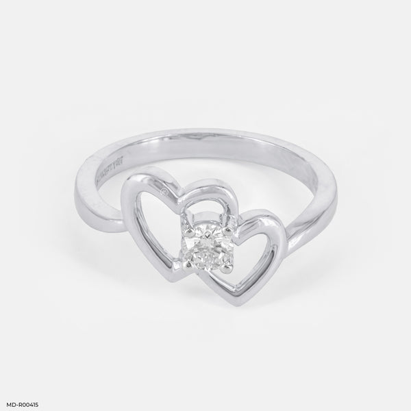 Love And Luck Diamond Rings Platinum 950