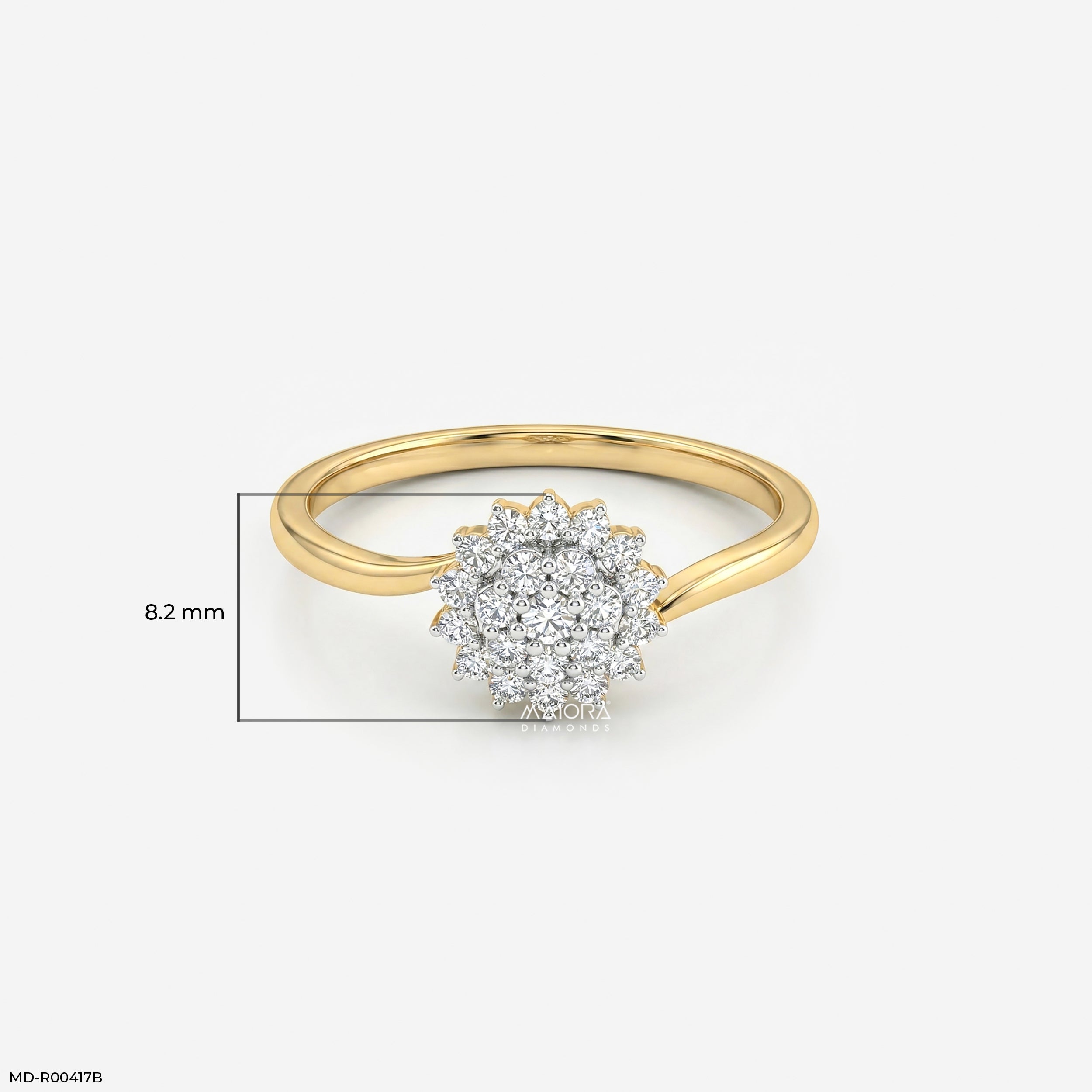0.20 Carat Blossom Lab Diamond ring