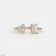 1 Carat Multi Shape Lab Diamond Rings