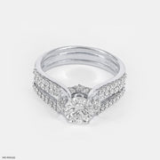 1 Carat Round Regal Diamond Ring Platinum 950