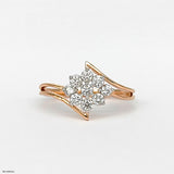 Floret Miracle Diamond Ring 14K Rose Gold