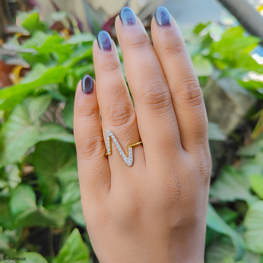 Musician's Abode Diamond Rings 9K White Gold