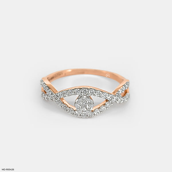 Orchid Oasis Diamond Ring 14K Rose Gold