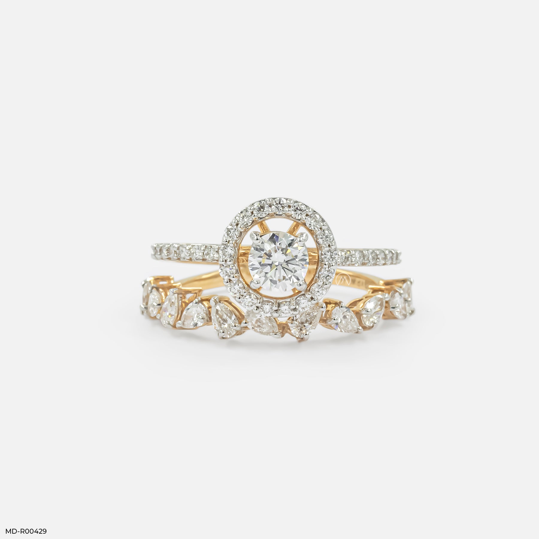 1.15 Carat Aural Beauty Lab Diamond Ring 14K Rose Gold