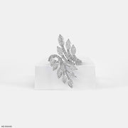 Whispering Willow Rings 9K White Gold