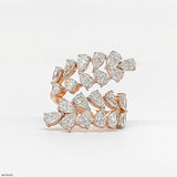 Meteor Shower Diamond Ring 14K Rose Gold