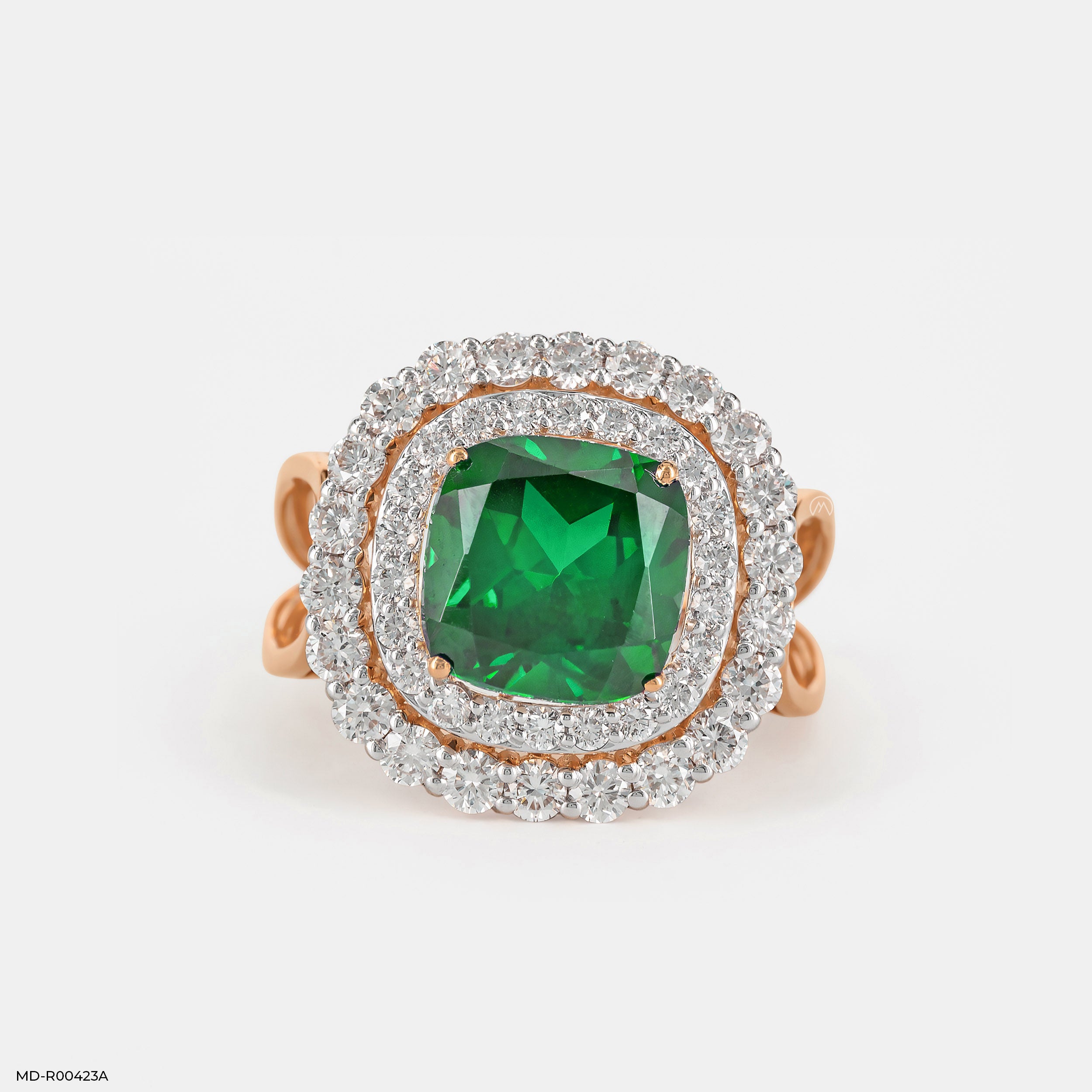 1 Carat Regal Clover Lab Diamond Ring
