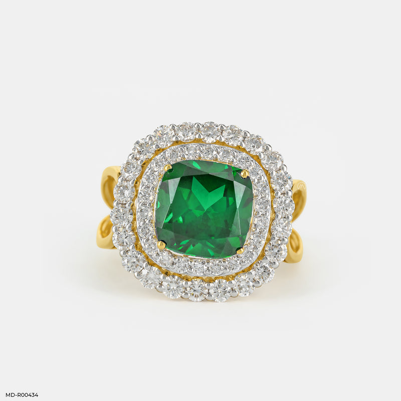 Understated Glam Diamond Rings 14K Yellow Gold