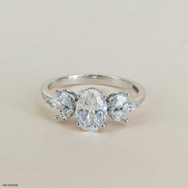 The Marquise Petal Ring 14K Rose Gold