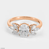 The Marquise Petal Ring 14K Rose Gold