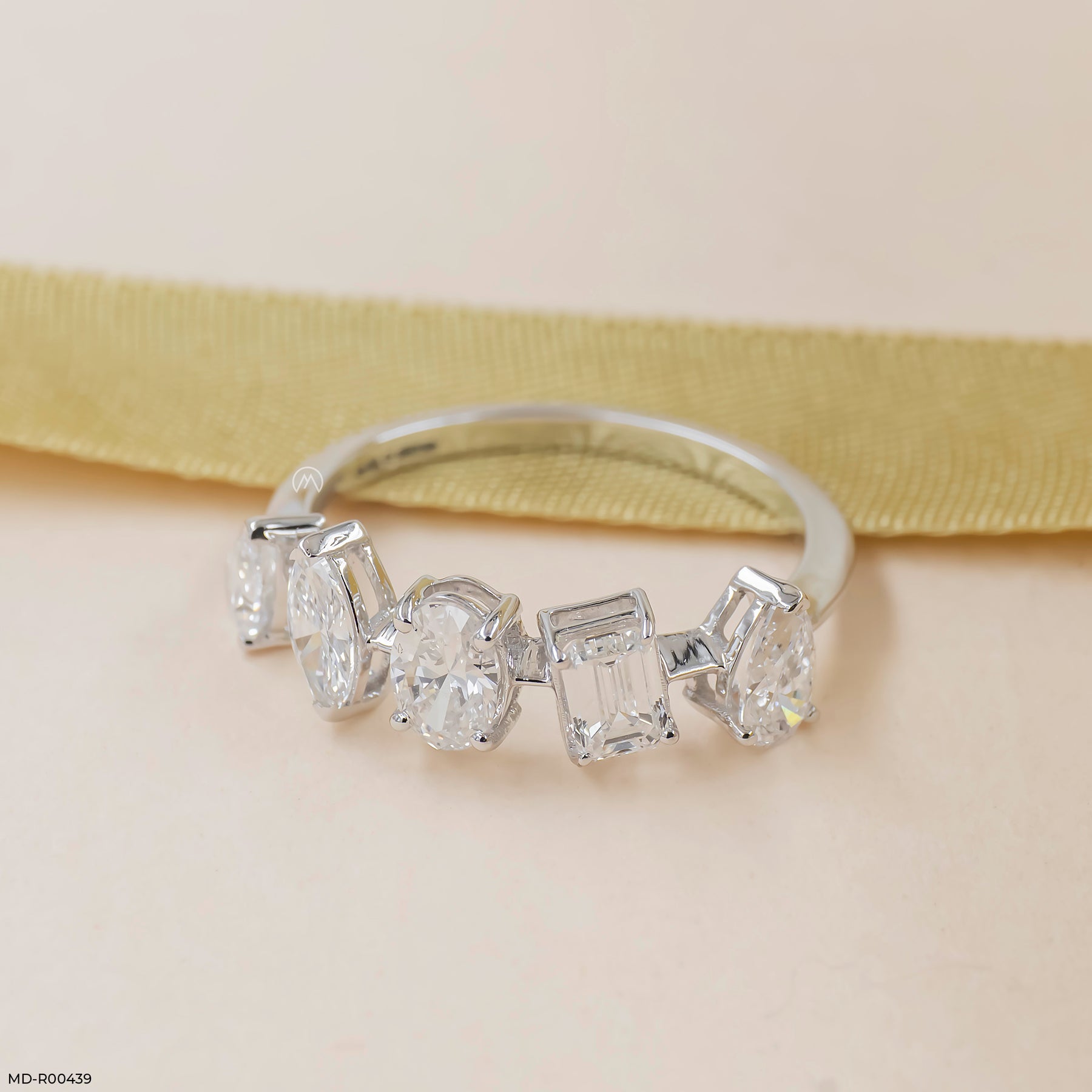 The Symphony Band Rings 14K White Gold