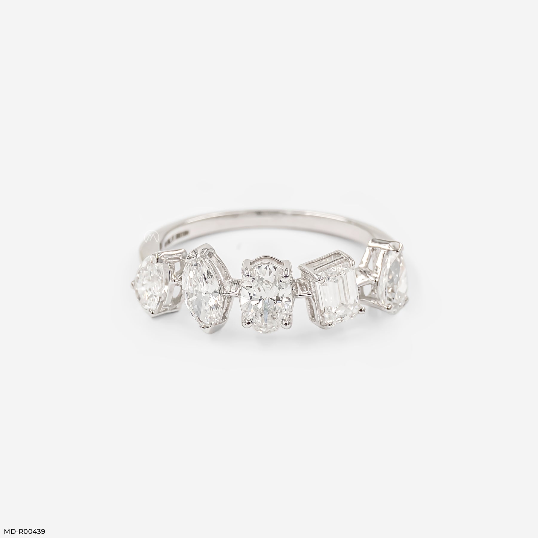 The Symphony Band Rings 14K White Gold