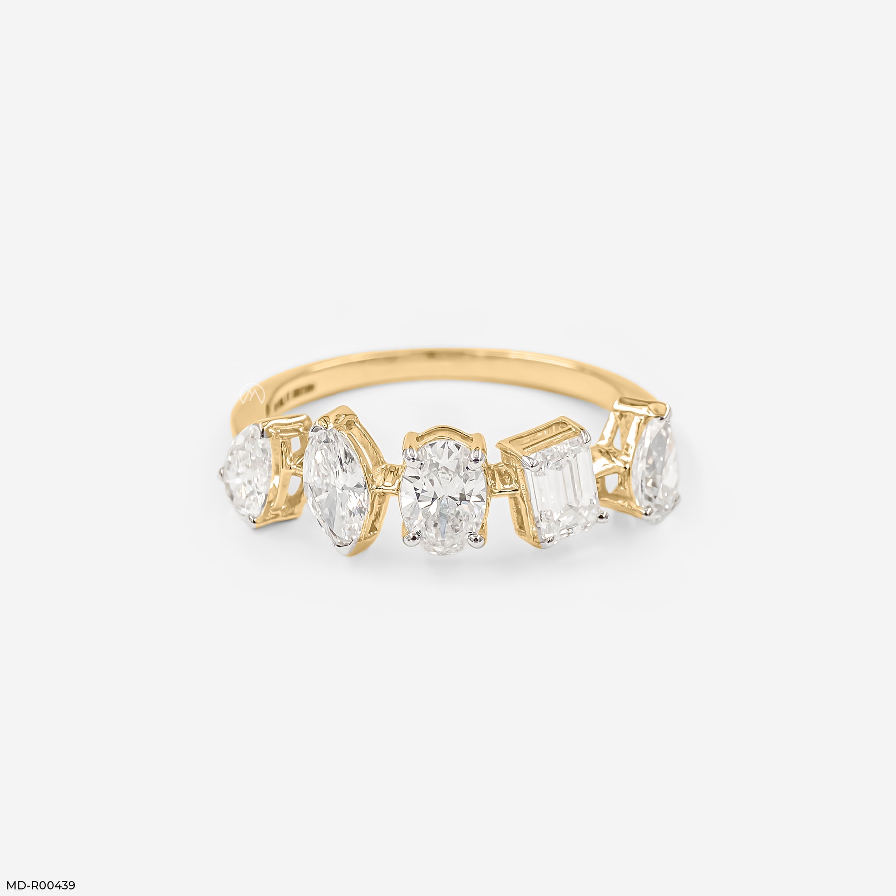 The Symphony Band Rings 14K White Gold