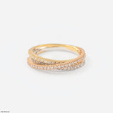 The Trinity Twist Ring 18K Yellow Gold