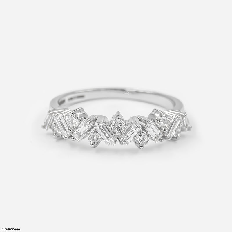 The Diamond Crown Ring 14K Yellow Gold
