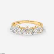 The Diamond Crown Ring 9K Yellow Gold