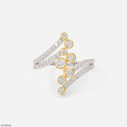 Orbiting Star Ring 9K Yellow Gold