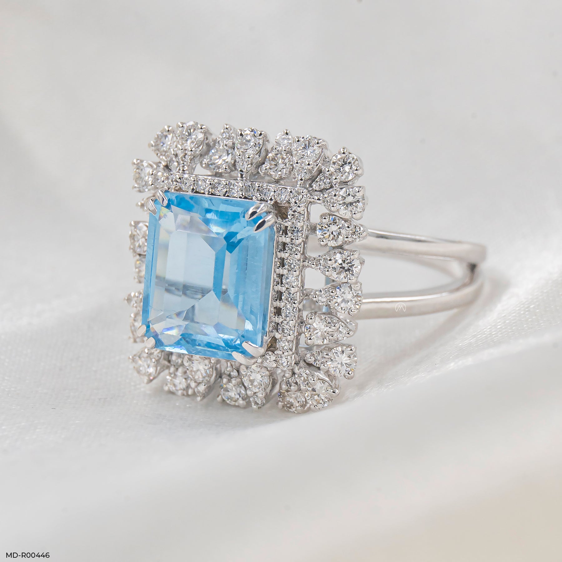 1 Carat Sovereign Glow Lab Diamond Ring 14K White Gold