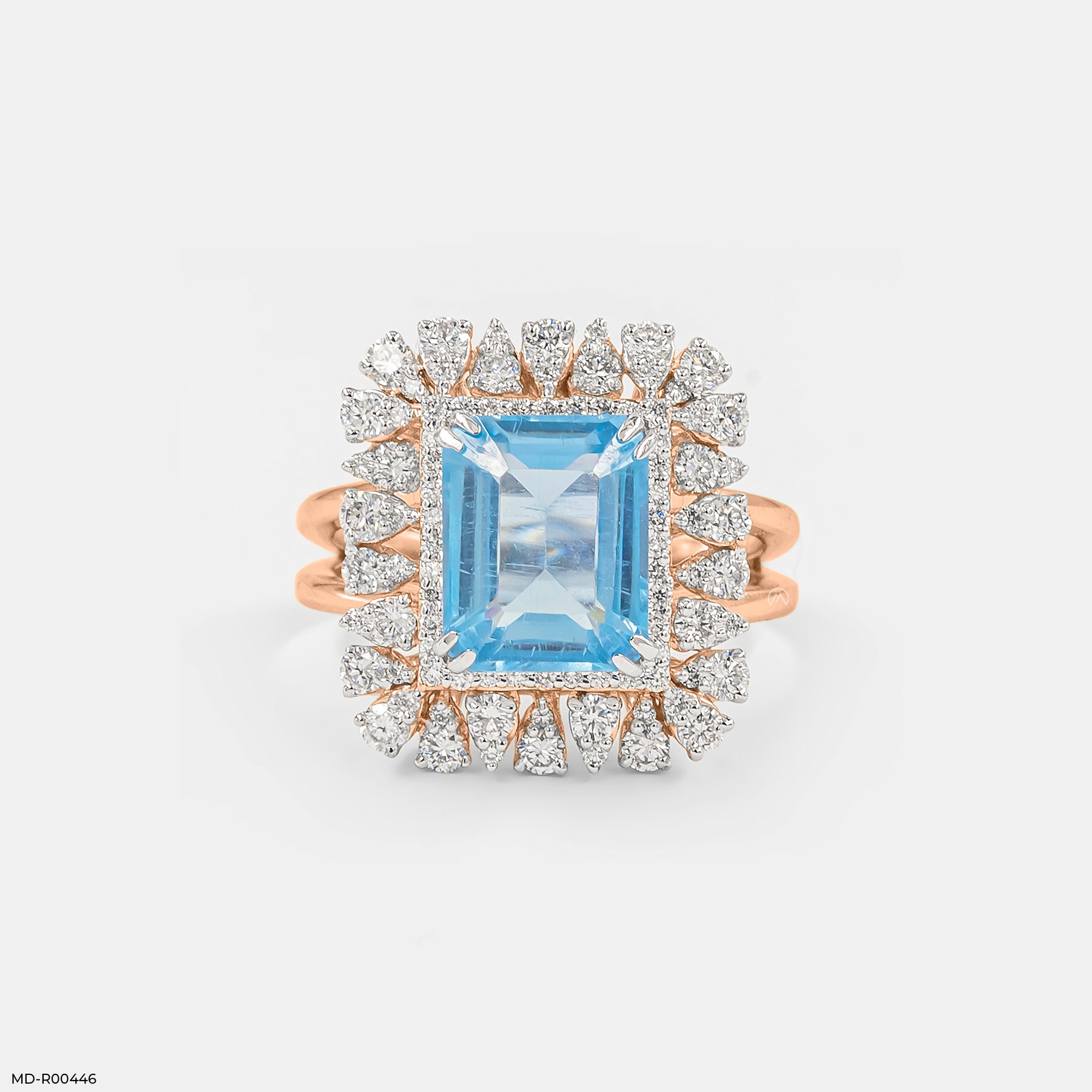 Sovereign Glow Lab Diamond Ring 14K White Gold