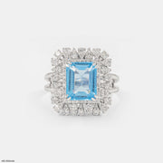 1 Carat Sovereign Glow Lab Diamond Ring 14K White Gold
