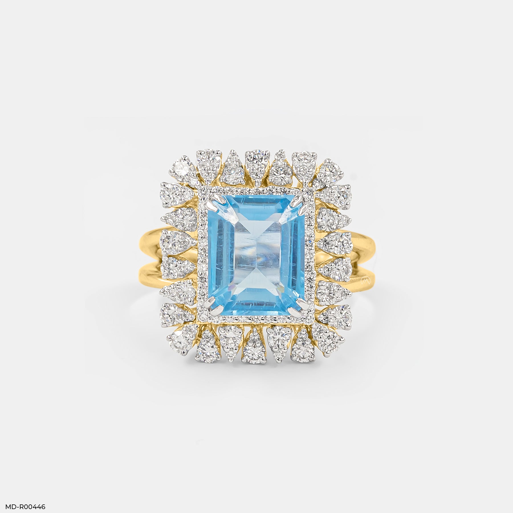 Sovereign Glow Lab Diamond Ring 14K White Gold