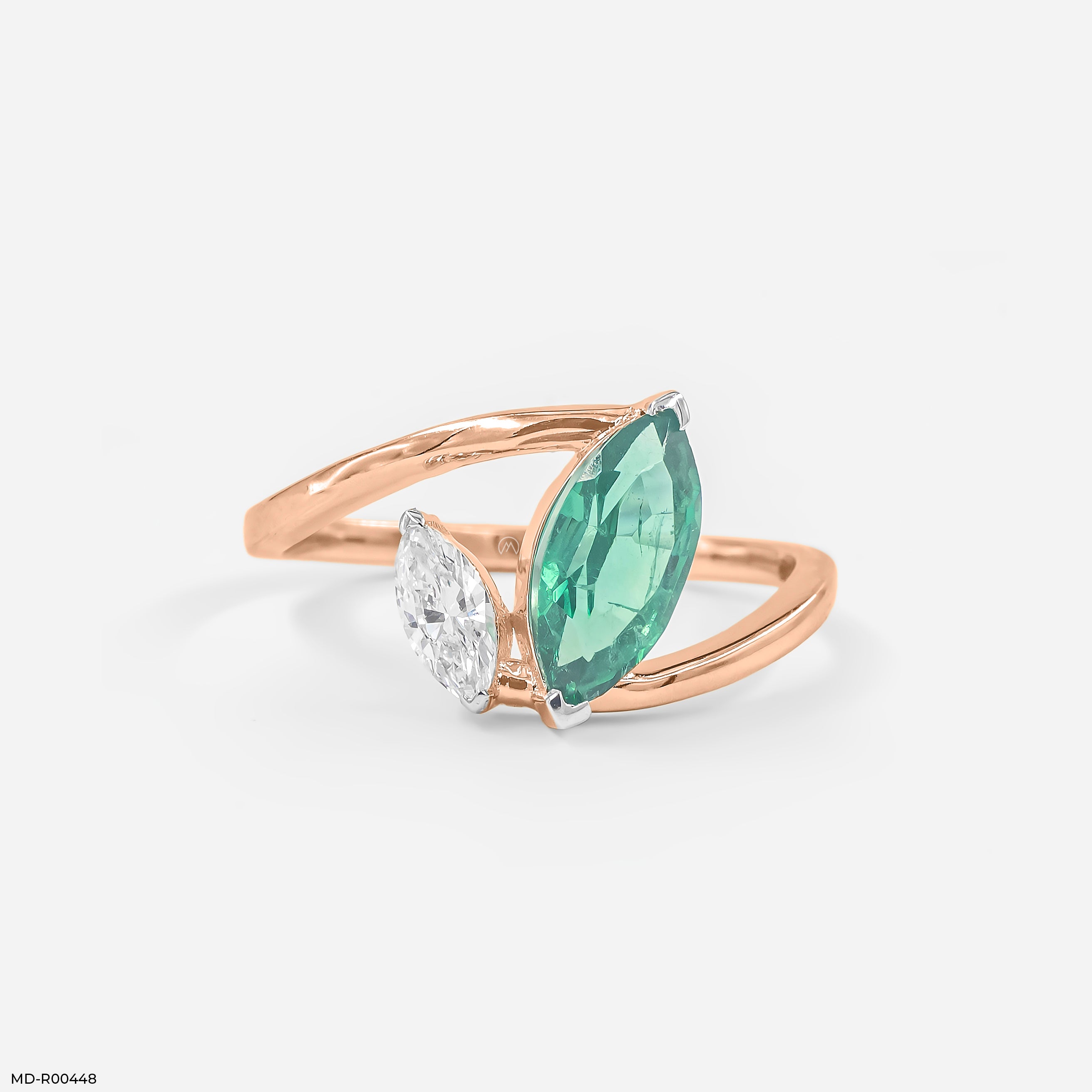0.15 Carat Imperial Leaf Lab Diamond Ring