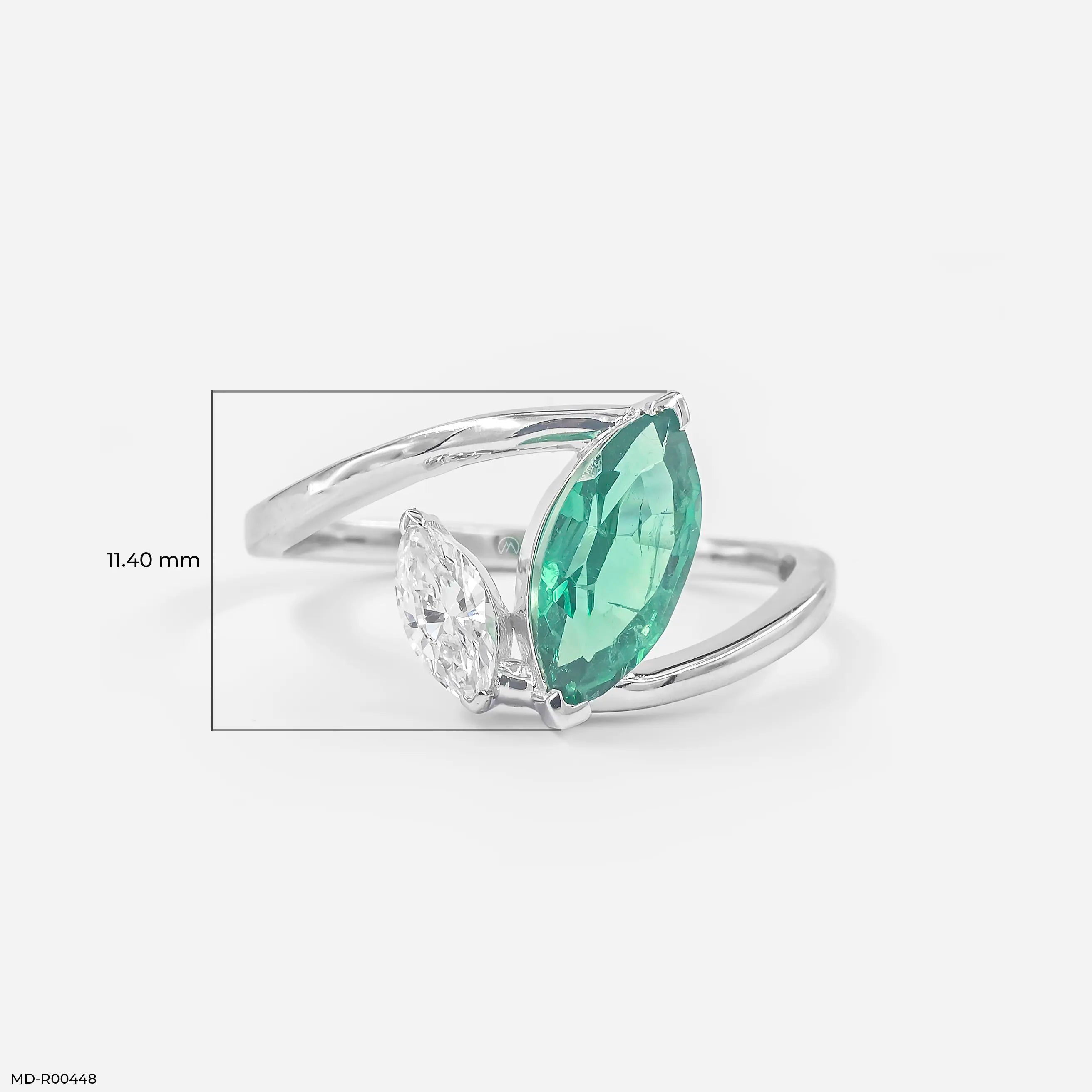0.15 Carat Imperial Leaf Lab Diamond Ring