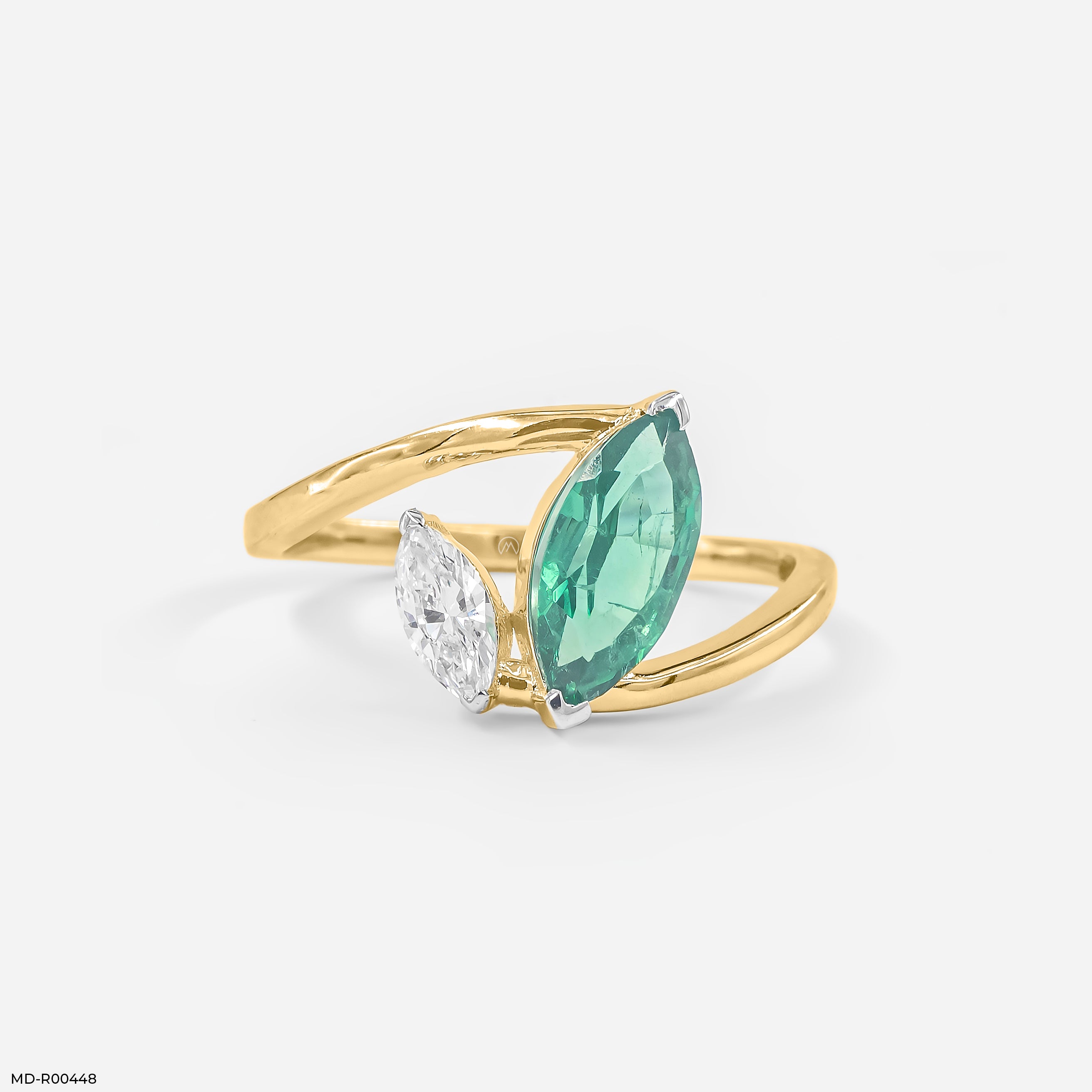 0.15 Carat Imperial Leaf Lab Diamond Ring