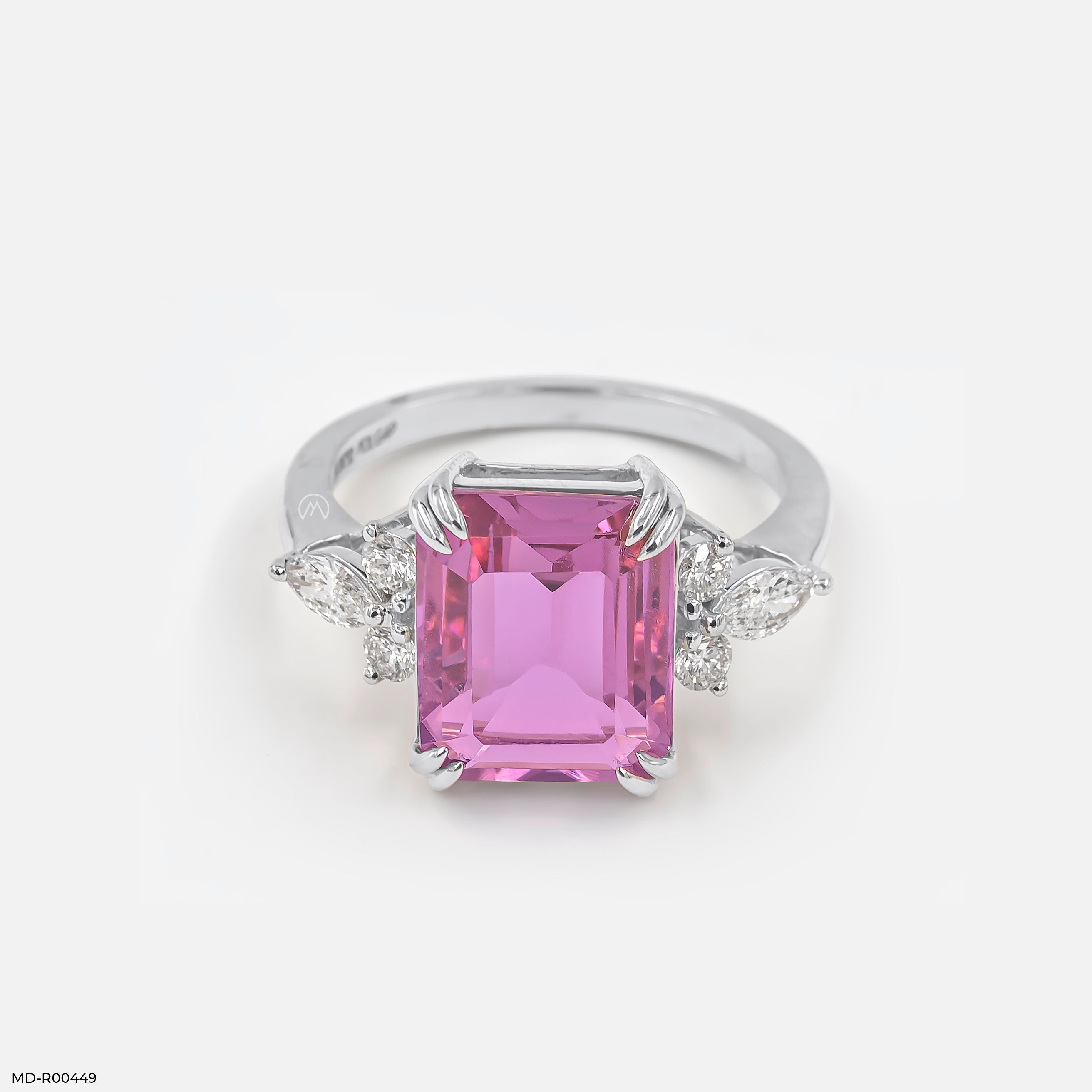 0.35 Carat Ruby Ember Diamond Rings