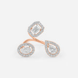 Trilogy Multi-Shape Ring 14K White Gold