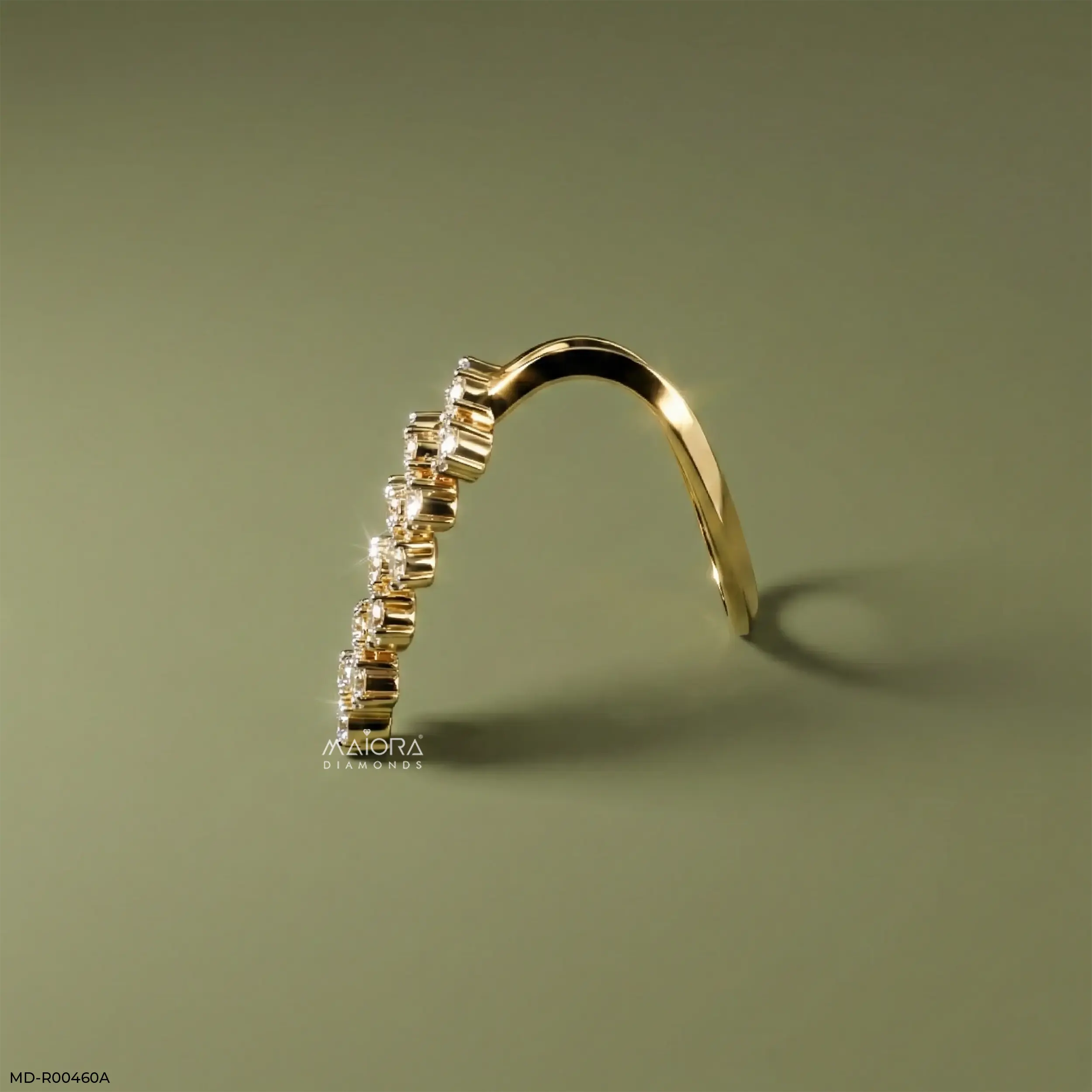 0.75 Carat V Lab Vanki Diamond Ring