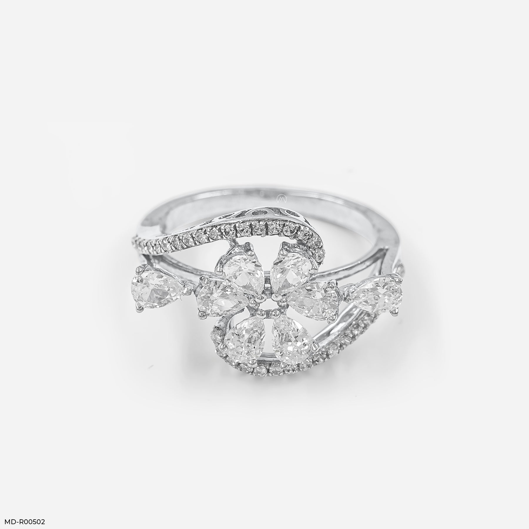 Blossom Swirl Rings 14K Rose Gold