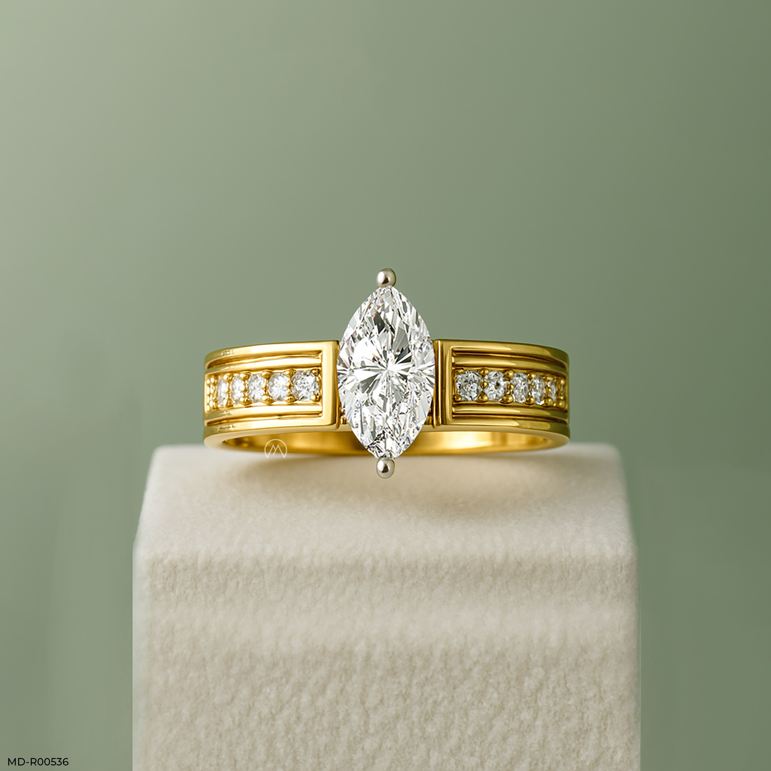 0.5 Carat Marquise Elegance Ring