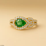 Twisted Infinity Rings 14K Yellow Gold
