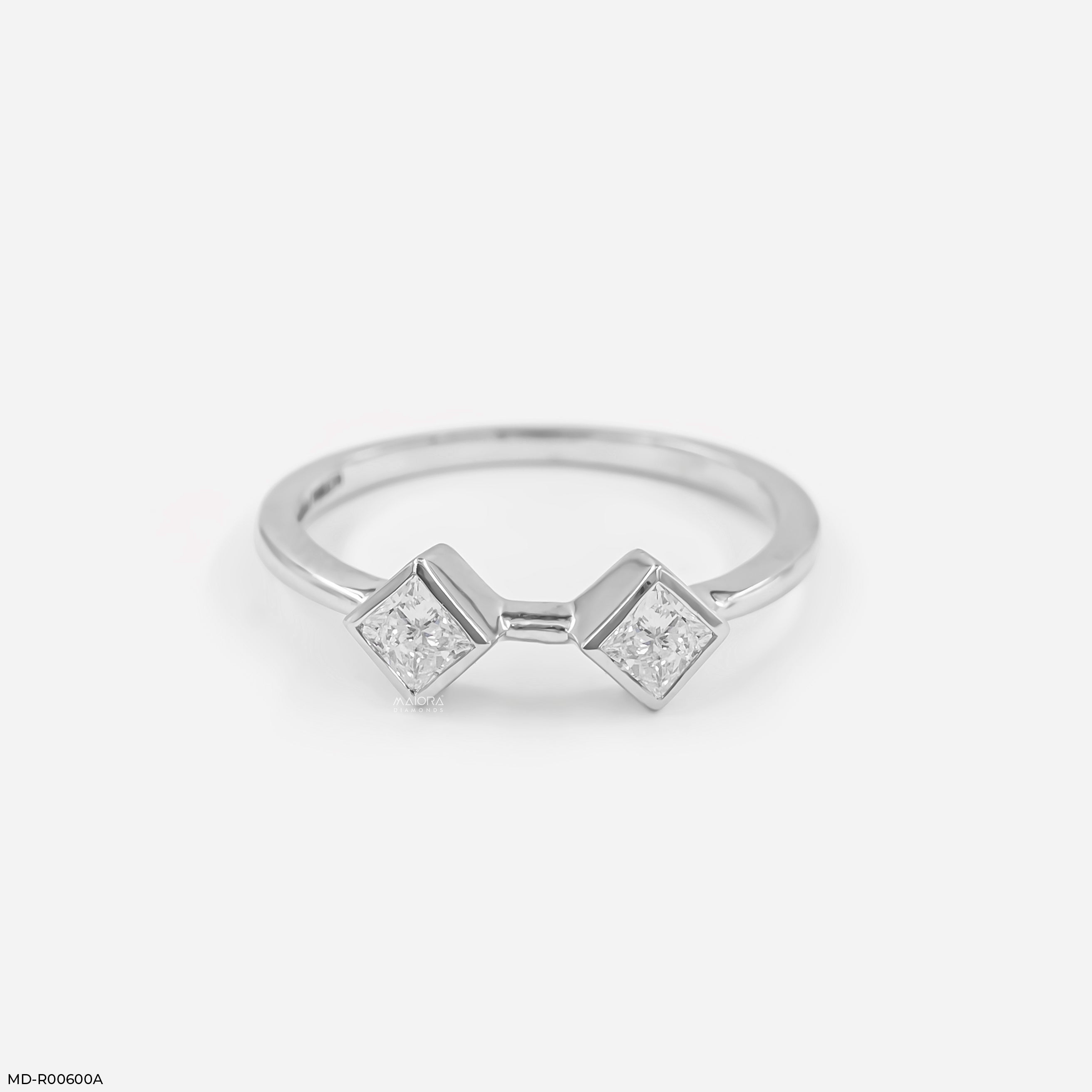 0.5 Carat Twin Kite Lab Diamond Ring