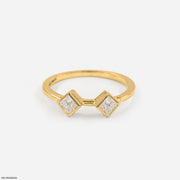 0.5 Carat Twin Kite Lab Diamond Ring