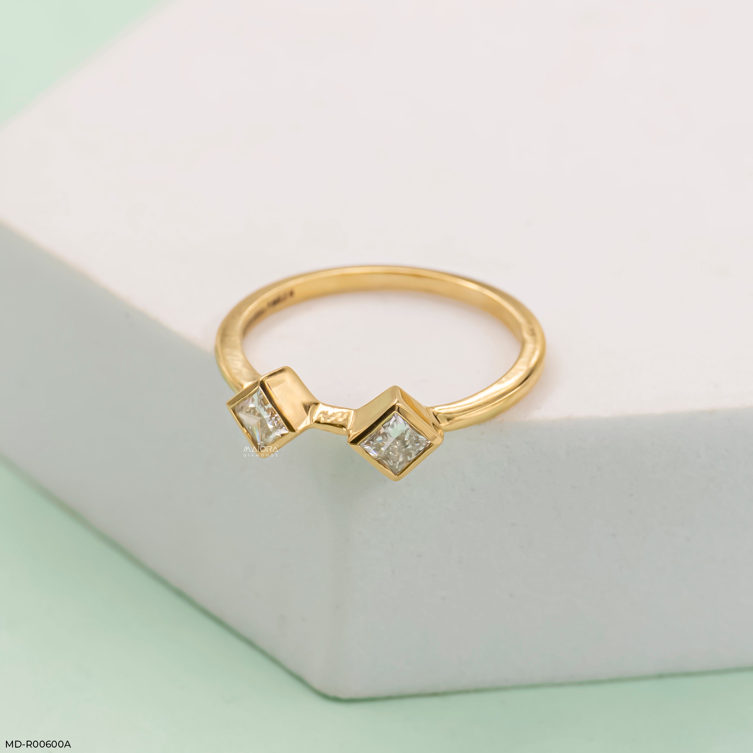 0.5 Carat Twin Kite Lab Diamond Ring